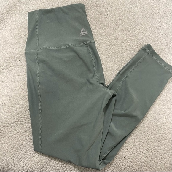 Green Reebok Leggings - Picture 2 of 5